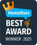HomeStars Best Award winner 2021